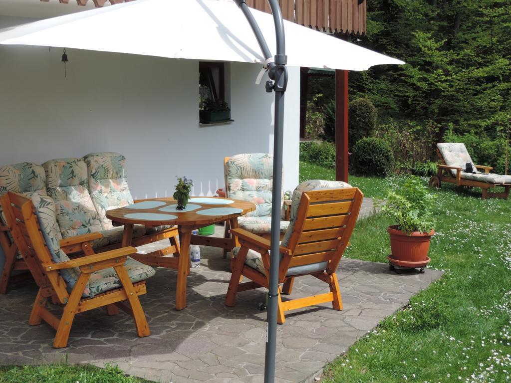 Ferienwohnung Waldoase Am Fuchsenstein 슈피겔라우 객실 사진